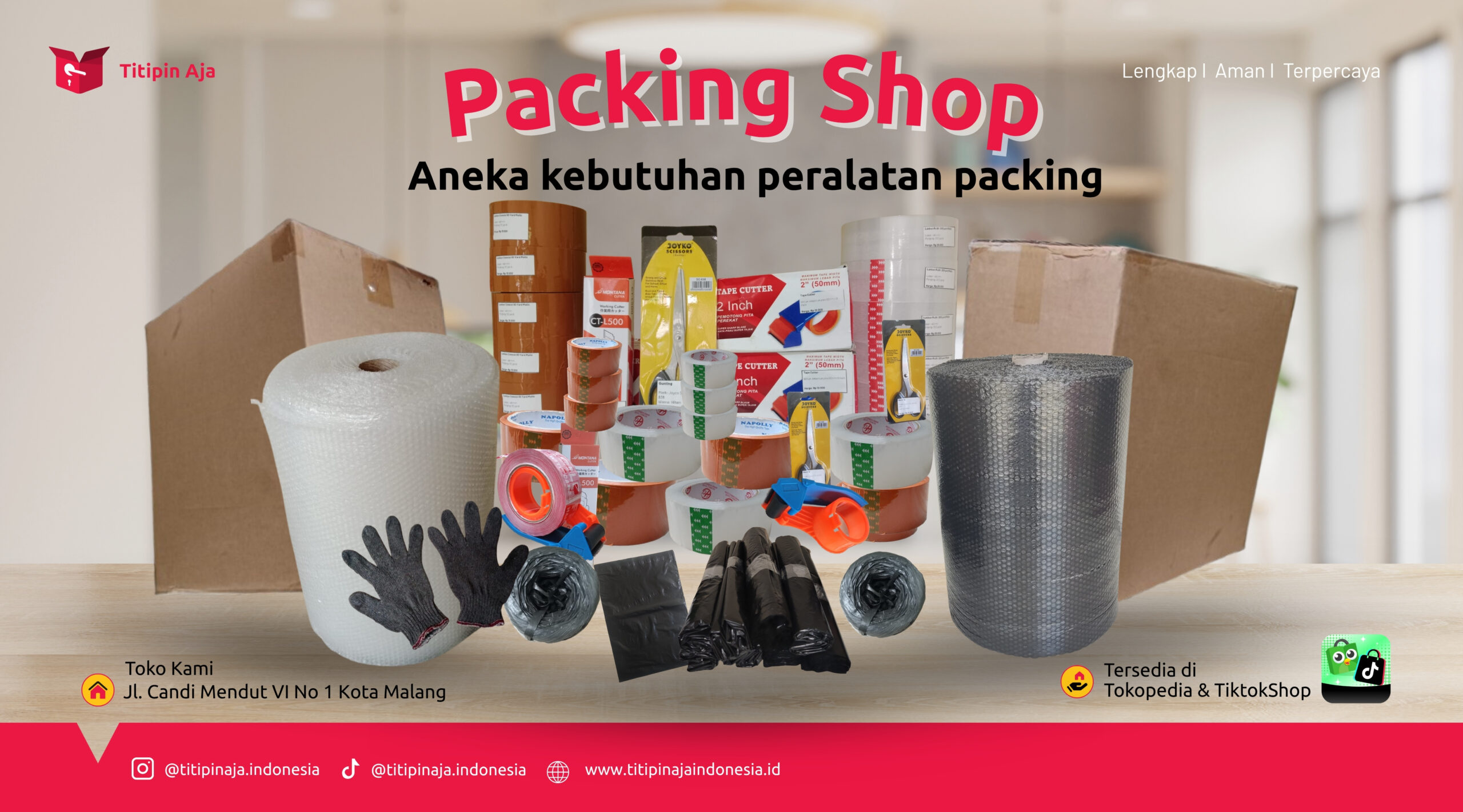 Titipin Aja - Toko Kami - Packing Shop