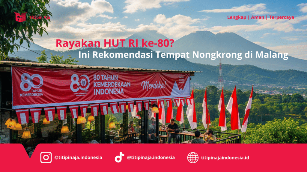 Rayakan HUT RI ke 80, Ini Rekomendasi Tempat Nongkrong di Malang