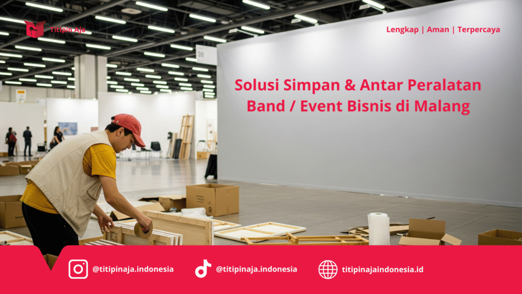 Titipin Aja - Solusi Simpan & Antar Peralatan Band atau Event Bisnis di Malang