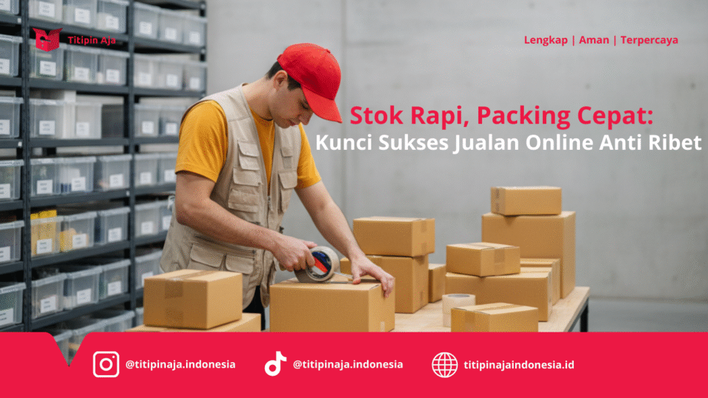 Titipin Aja - Stok Rapi, Packing Cepat, Kunci Sukses Jualan Online Anti Ribet