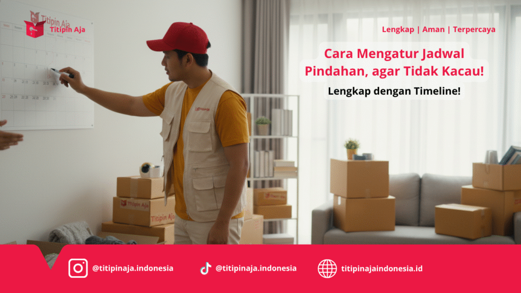 Cara Mengatur Jadwal Pindahan agar Tidak Kacau, Lengkap dengan Timeline - Titipin Aja
