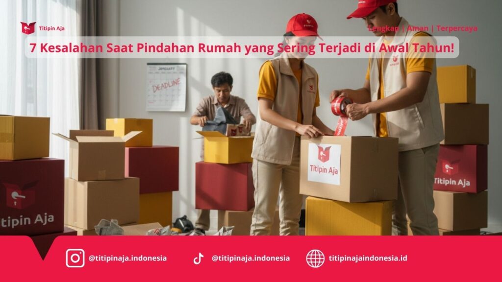 7 Kesalahan Saat Pindahan Rumah yang Sering Terjadi di Awal Tahun!