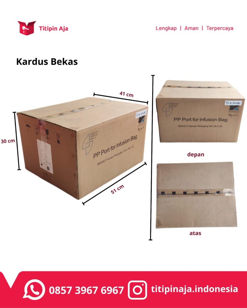 Kardus Bekas Pull Off Besar - Titipin Aja Kardus Bekas Pull Off Besar - Titipin Aja