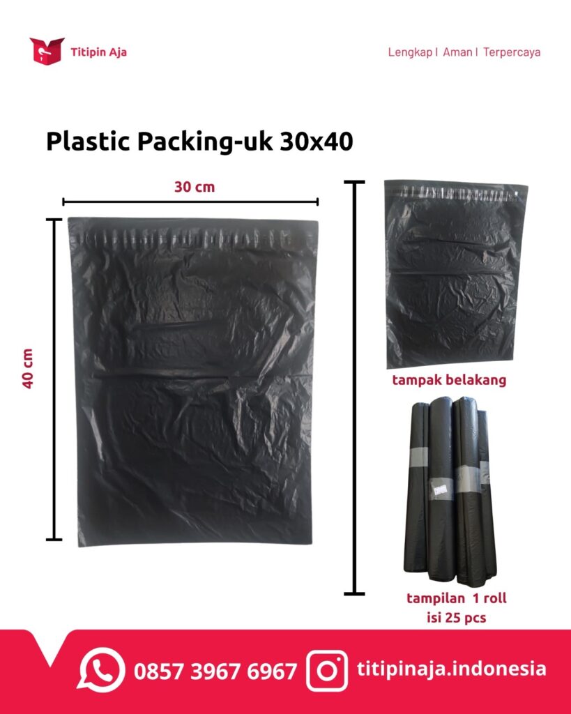 Plastic Packing Ukuran 30x40 - Titipin Aja Plastic Packing Ukuran 30x40 - Titipin Aja