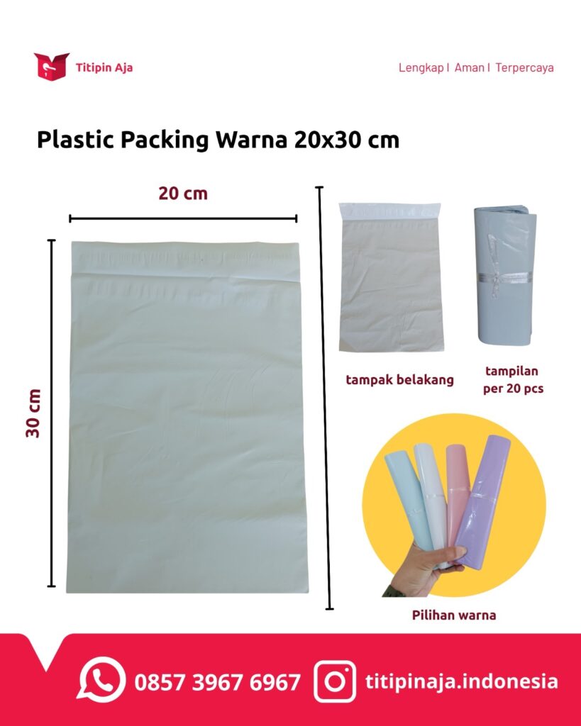 Plastic Packing Warna Ukuran 20x30 - Titipin Aja Plastic Packing Warna Ukuran 20x30 - Titipin Aja
