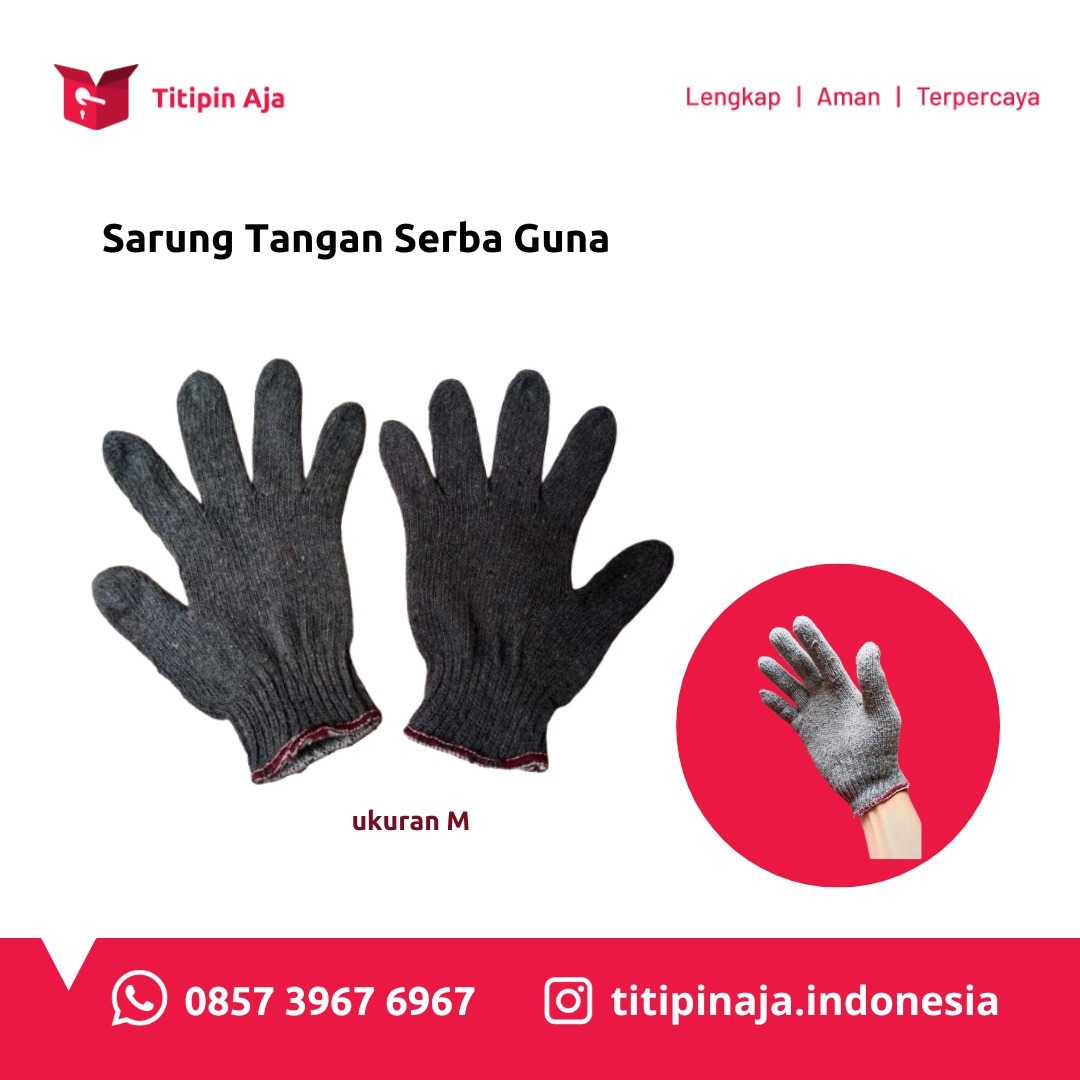 Sarung Tangan Serba Guna - Titipin Aja Sarung Tangan Serba Guna - Titipin Aja